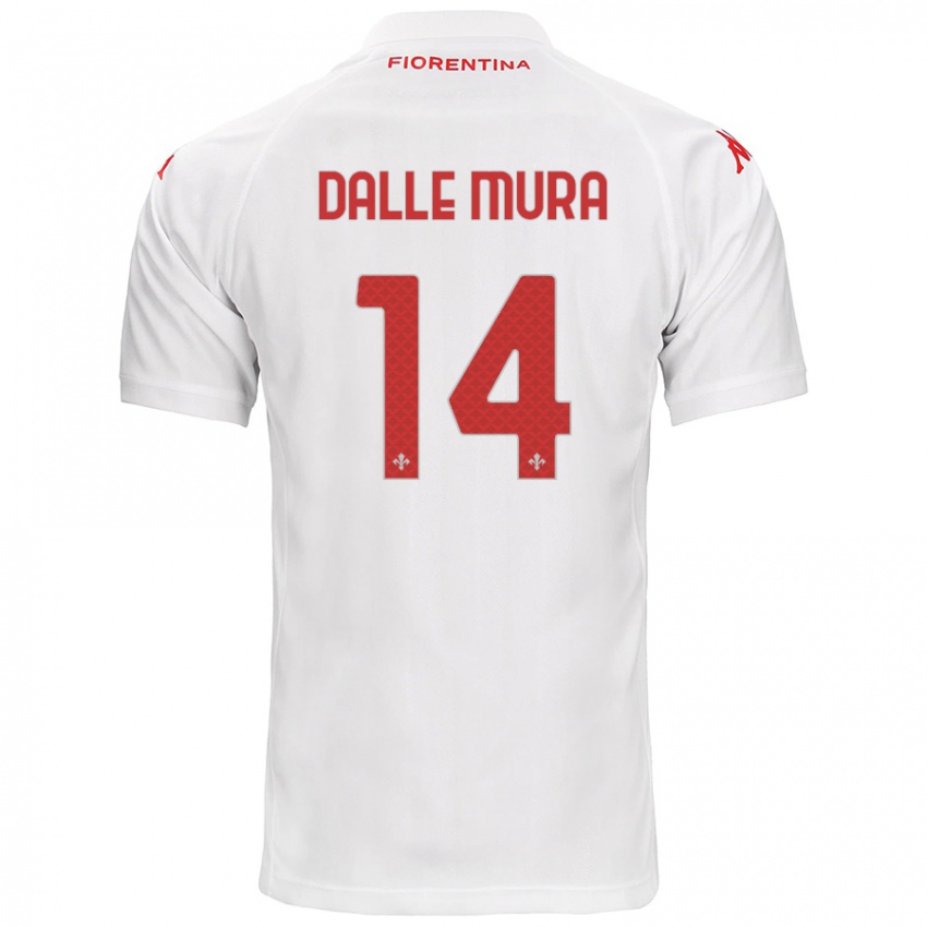 Dámské Christian Dalle Mura #14 Bílý Daleko Hráčské Dresy 2024/25 Dres