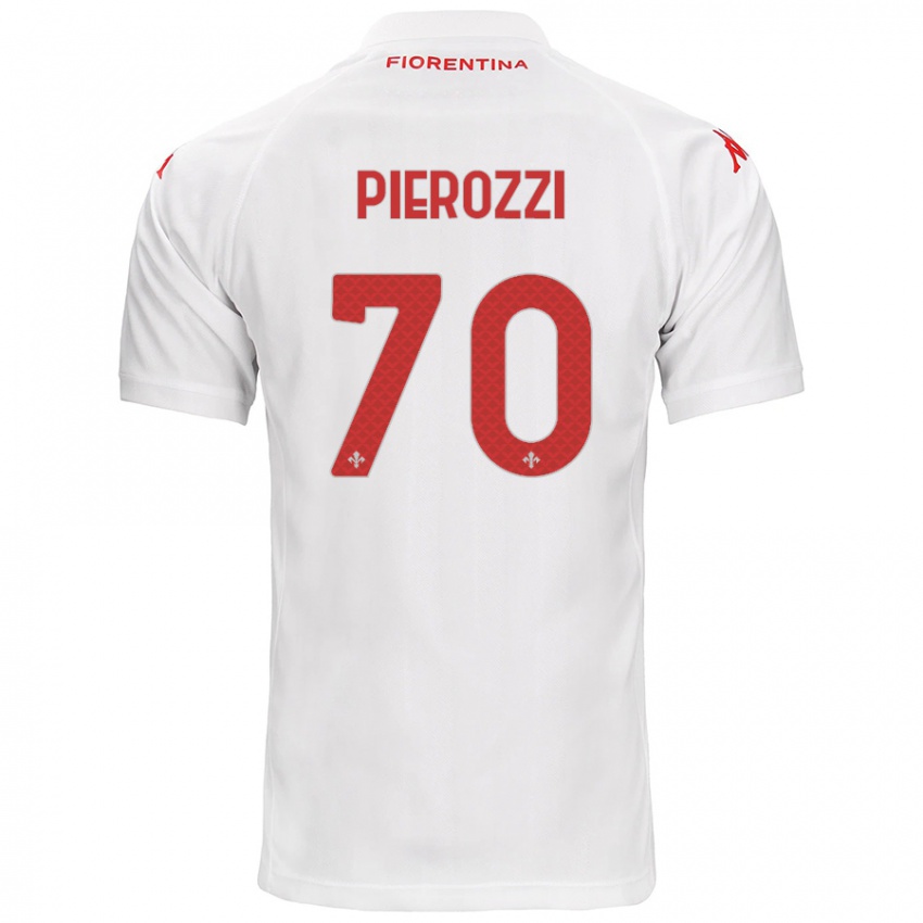 Dámské Niccolo Pierozzi #70 Bílý Daleko Hráčské Dresy 2024/25 Dres