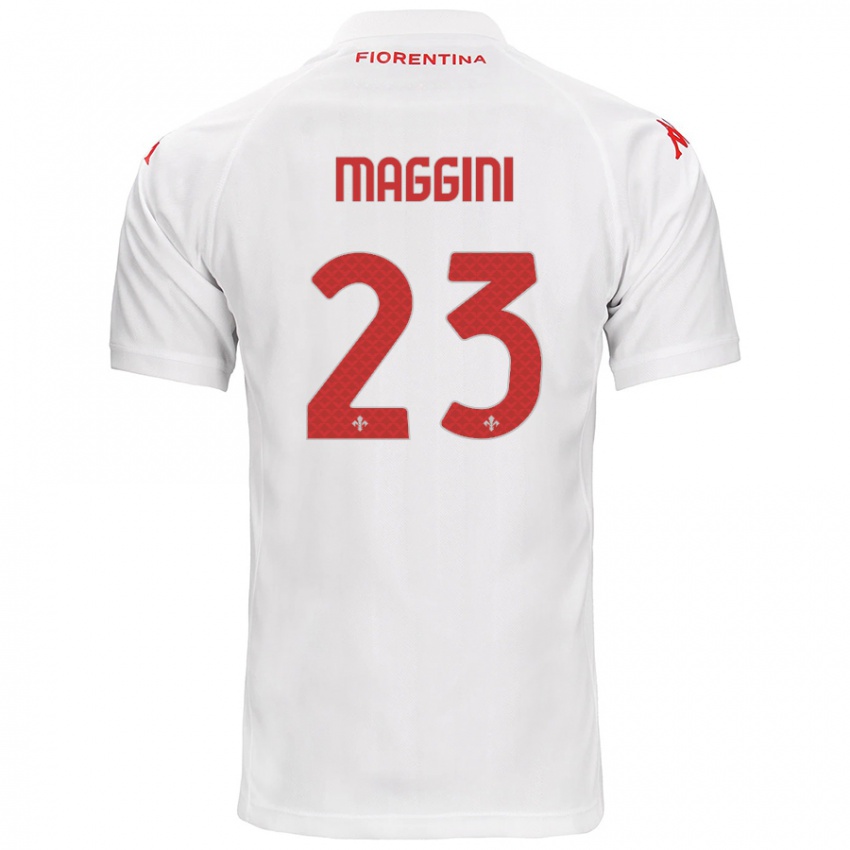 Dámské Filippo Maggini #23 Bílý Daleko Hráčské Dresy 2024/25 Dres