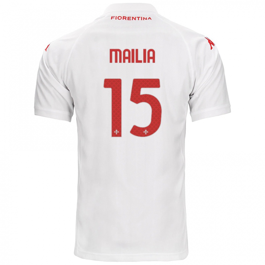 Dámské Siria Mailia #15 Bílý Daleko Hráčské Dresy 2024/25 Dres