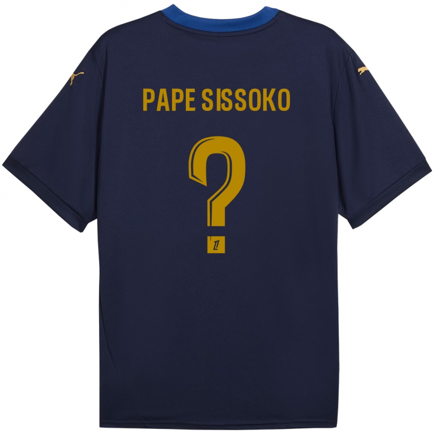 Dámské Niama Pape Sissoko #0 Námořnické Zlato Daleko Hráčské Dresy 2024/25 Dres