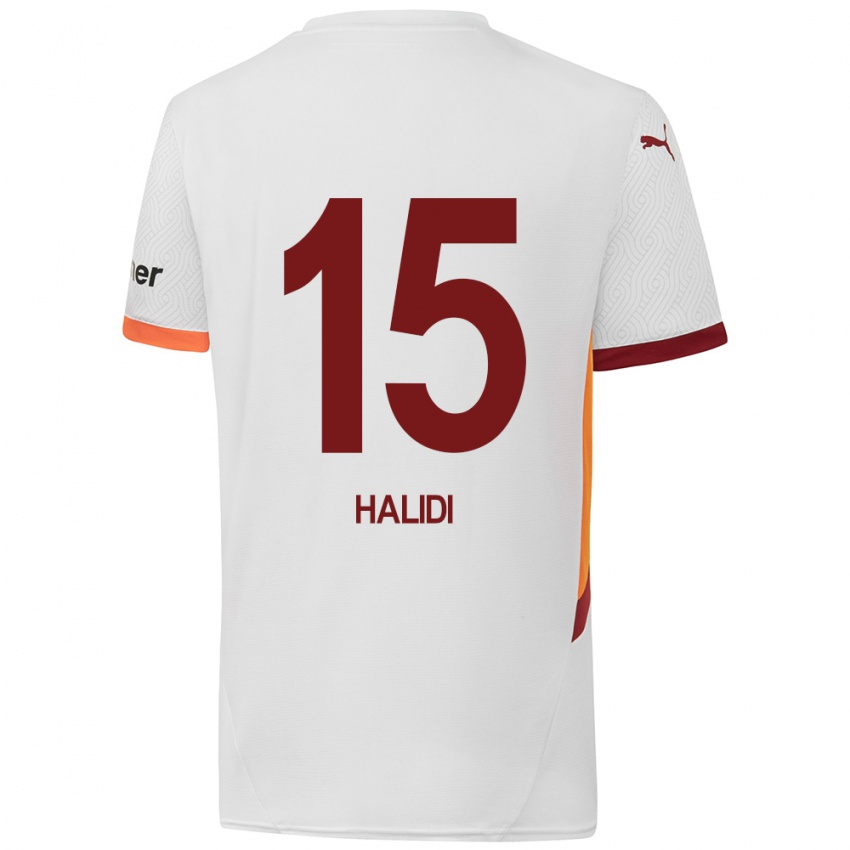 Dámské Isa Halidi #15 Bílá Žlutá Červená Daleko Hráčské Dresy 2024/25 Dres