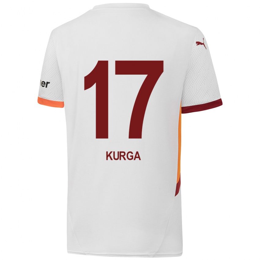 Dámské Handan Kurğa #17 Bílá Žlutá Červená Daleko Hráčské Dresy 2024/25 Dres