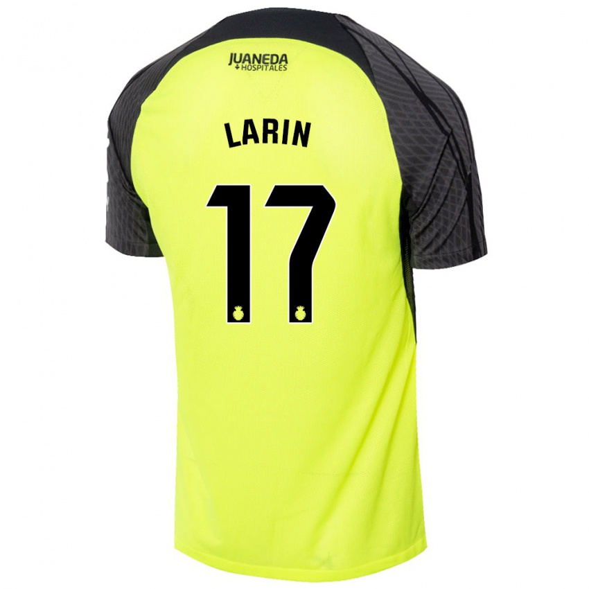 Dámské Cyle Larin #17 Fluorescenční Zelená Černá Daleko Hráčské Dresy 2024/25 Dres