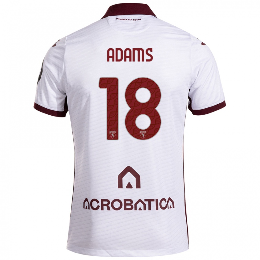 Dámské Che Adams #18 Bílá Kaštanová Daleko Hráčské Dresy 2024/25 Dres