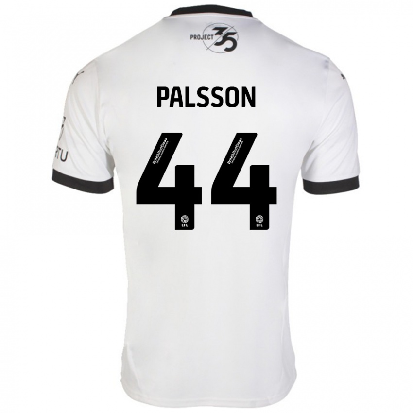 Dámské Victor Pálsson #44 Bílá Černá Daleko Hráčské Dresy 2024/25 Dres