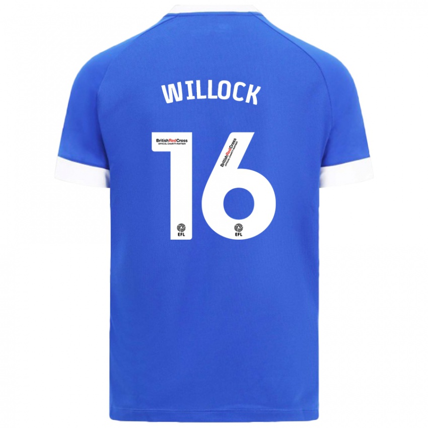 Dětské Chris Willock #16 Nebesky Modrá Domů Hráčské Dresy 2024/25 Dres