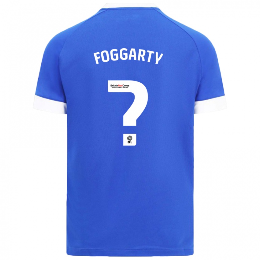 Dětské Corey Foggarty #0 Nebesky Modrá Domů Hráčské Dresy 2024/25 Dres