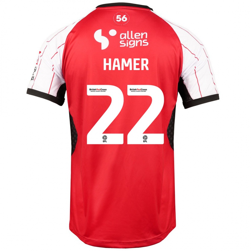 Dětské Tom Hamer #22 Bílý Domů Hráčské Dresy 2024/25 Dres