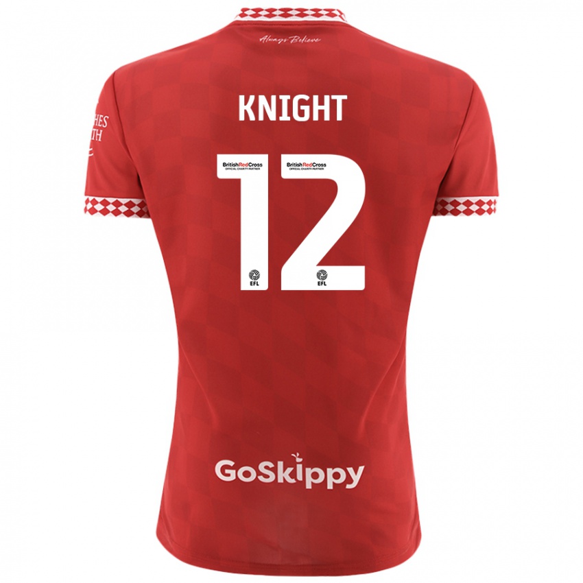 Dětské Jason Knight #12 Červený Domů Hráčské Dresy 2024/25 Dres