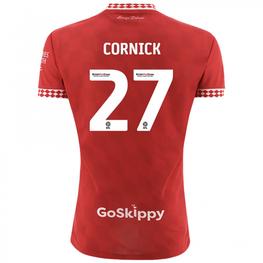 Dětské Harry Cornick #27 Červený Domů Hráčské Dresy 2024/25 Dres