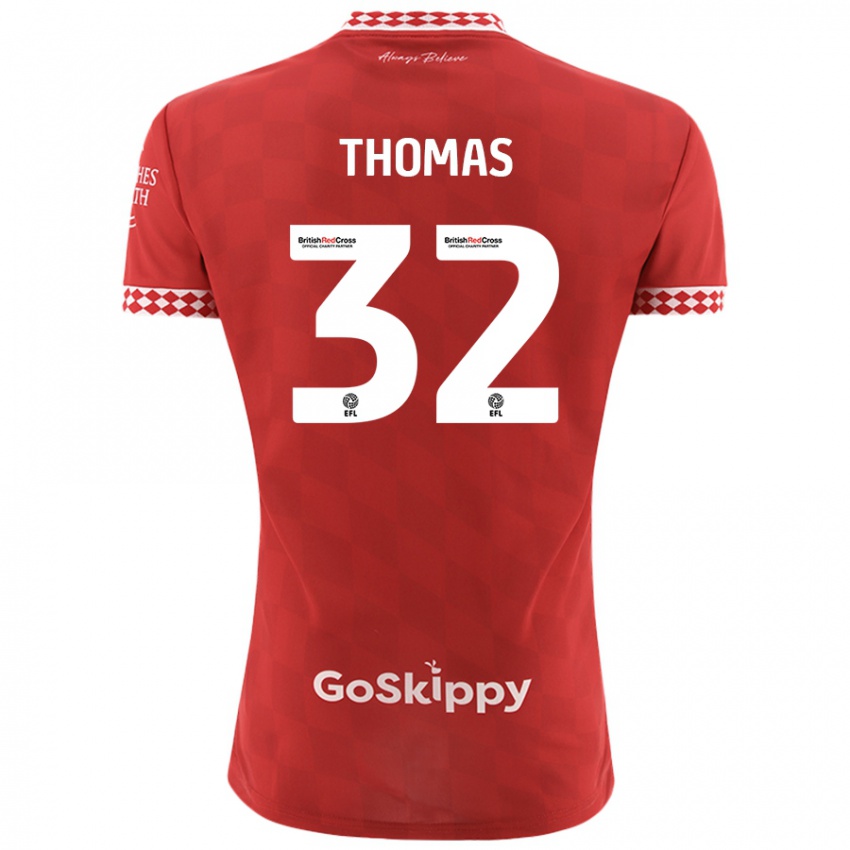 Dětské Lewis Thomas #32 Červený Domů Hráčské Dresy 2024/25 Dres