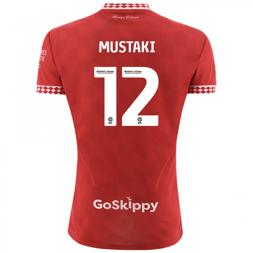 Dětské Chloe Mustaki #12 Červený Domů Hráčské Dresy 2024/25 Dres