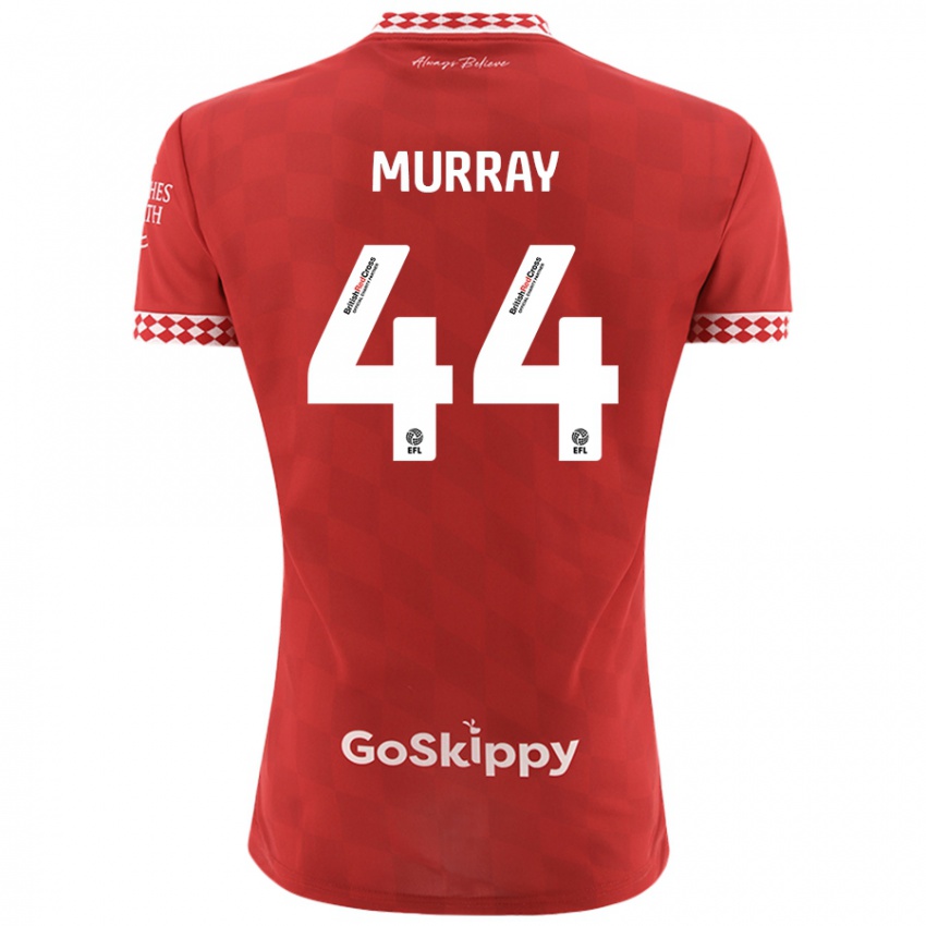 Dětské Satara Murray #44 Červený Domů Hráčské Dresy 2024/25 Dres