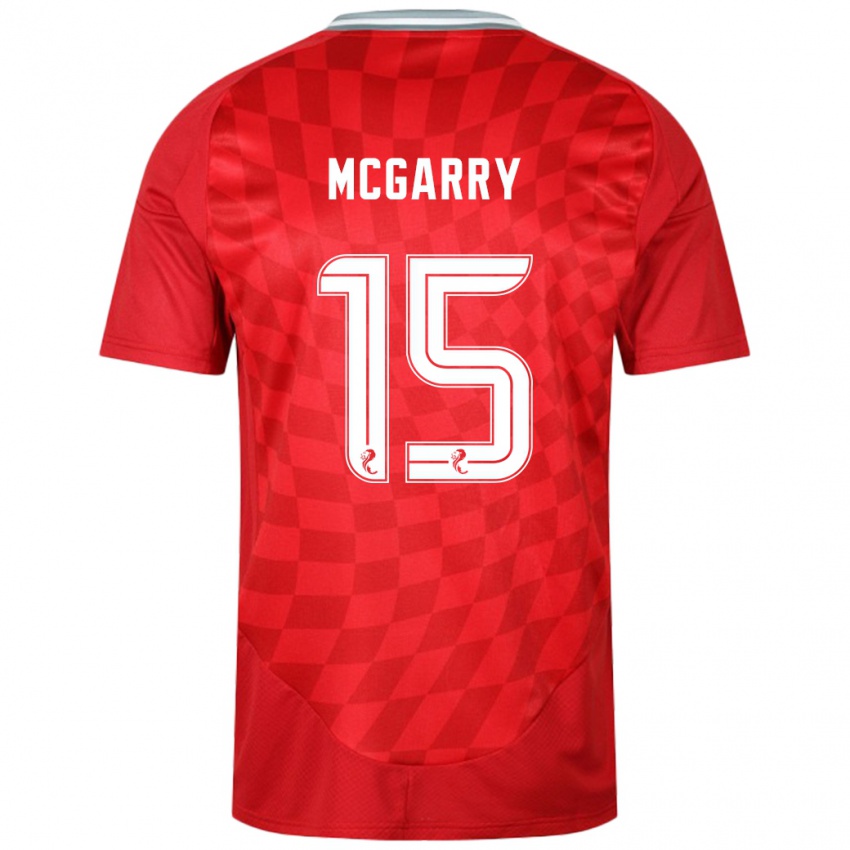 Dětské James Mcgarry #15 Červený Domů Hráčské Dresy 2024/25 Dres