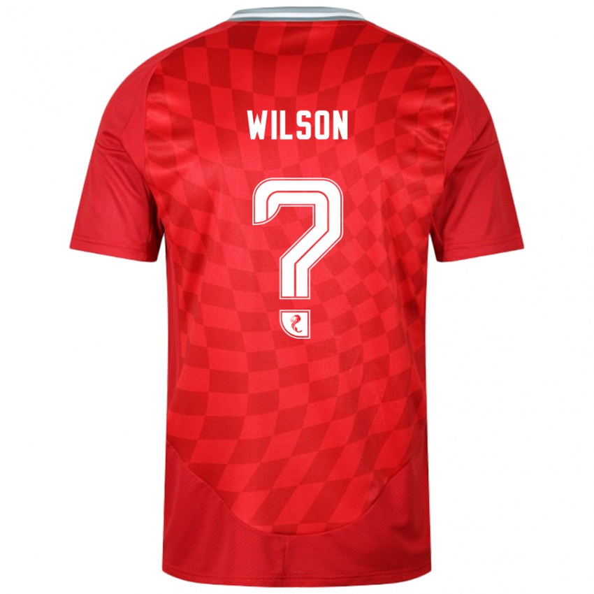 Dětské Cameron Wilson #0 Červený Domů Hráčské Dresy 2024/25 Dres