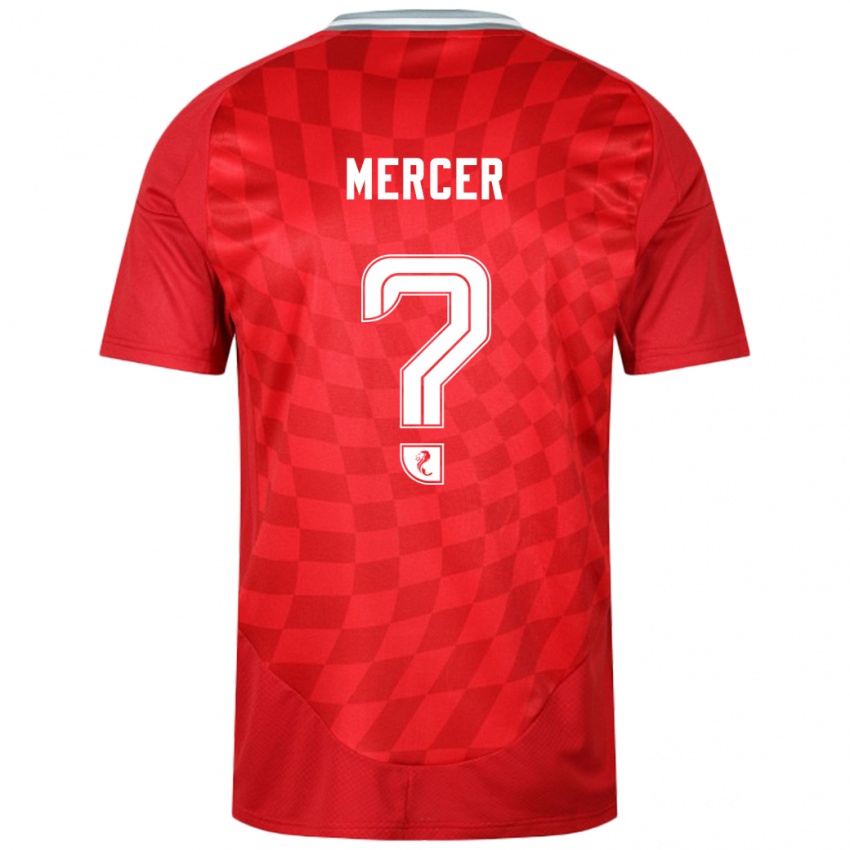 Dětské Jamie Mercer #0 Červený Domů Hráčské Dresy 2024/25 Dres