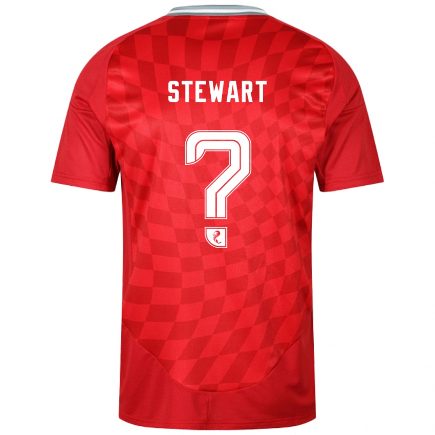 Dětské Alfie Stewart #0 Červený Domů Hráčské Dresy 2024/25 Dres