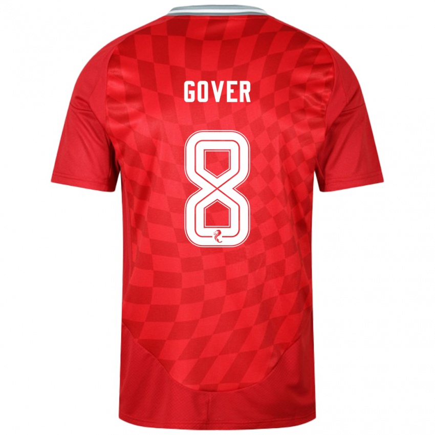 Dětské Chloe Gover #8 Červený Domů Hráčské Dresy 2024/25 Dres