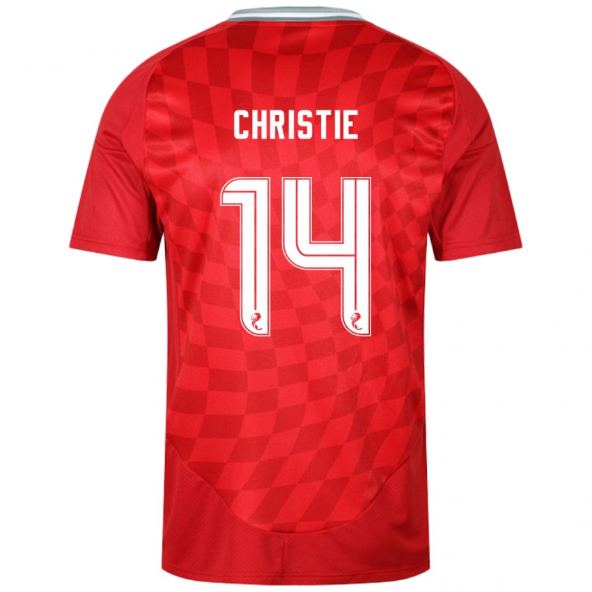 Dětské Mya Christie #14 Červený Domů Hráčské Dresy 2024/25 Dres