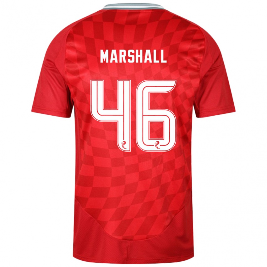 Dětské Findlay Marshall #46 Červený Domů Hráčské Dresy 2024/25 Dres