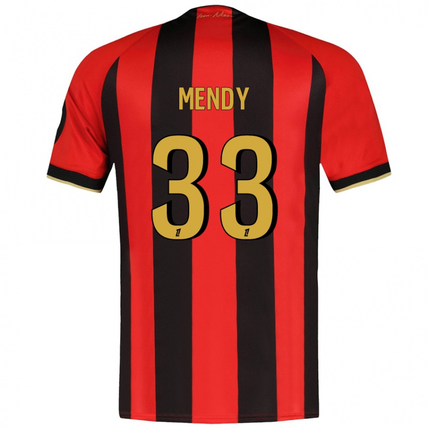 Dětské Antoine Mendy #33 Červená Černá Domů Hráčské Dresy 2024/25 Dres