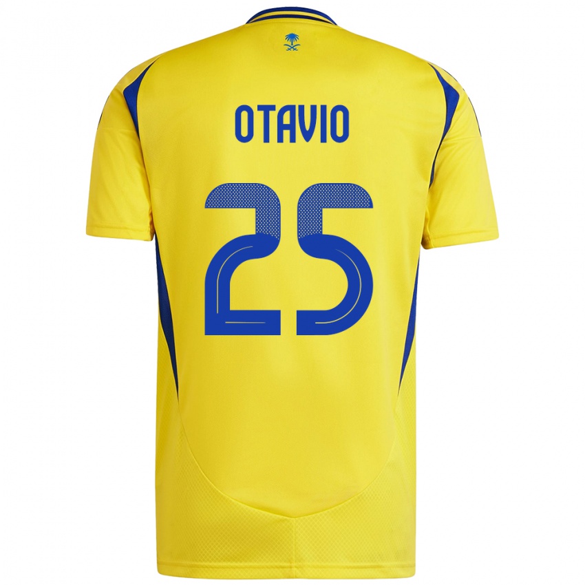 Dětské Otavio #25 Žlutá Modrá Domů Hráčské Dresy 2024/25 Dres