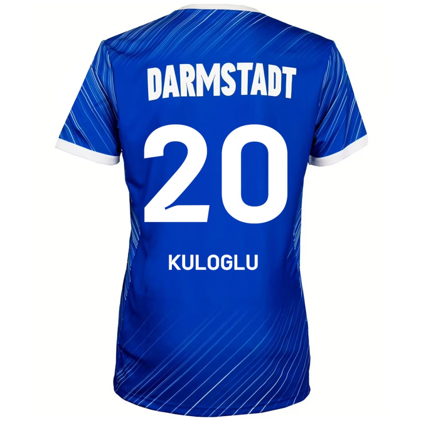 Dětské Can Kuloglu #20 Modrá Bílá Domů Hráčské Dresy 2024/25 Dres