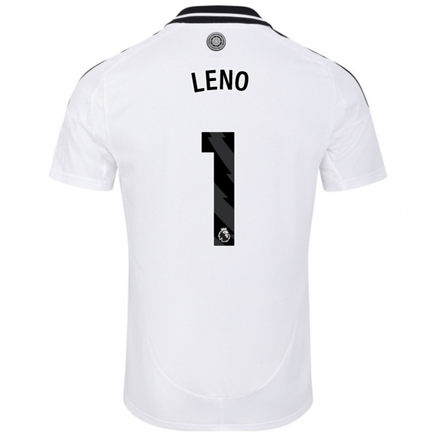 Dětské Bernd Leno #1 Bílý Domů Hráčské Dresy 2024/25 Dres