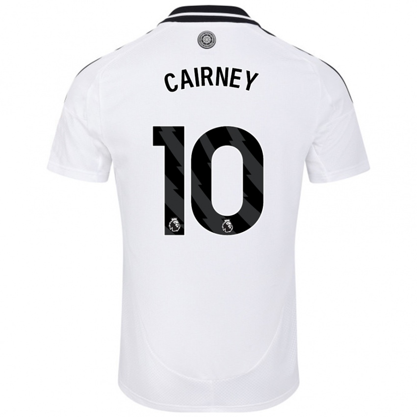 Dětské Tom Cairney #10 Bílý Domů Hráčské Dresy 2024/25 Dres