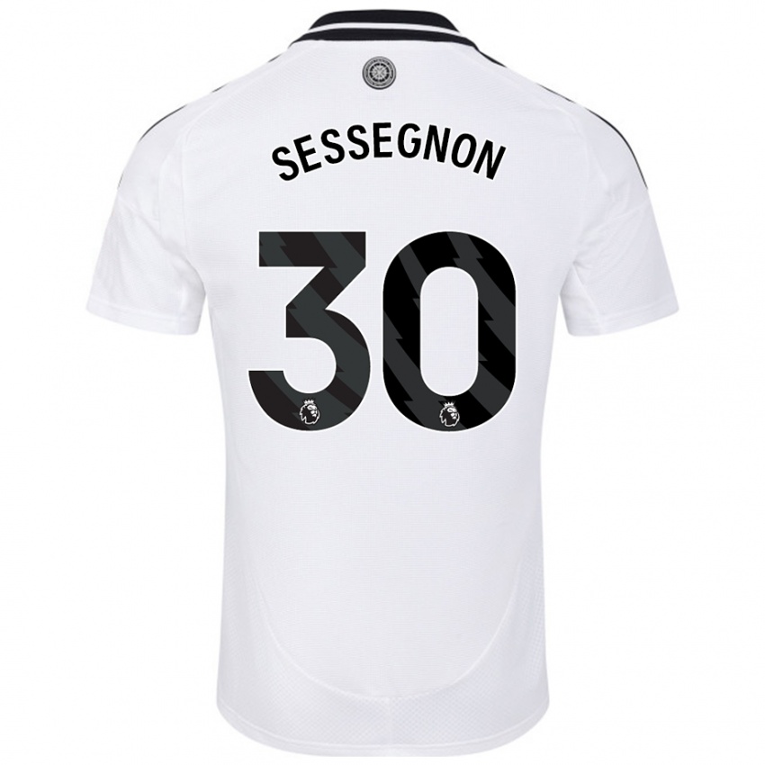 Dětské Ryan Sessegnon #30 Bílý Domů Hráčské Dresy 2024/25 Dres