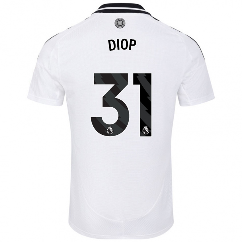 Dětské Issa Diop #31 Bílý Domů Hráčské Dresy 2024/25 Dres