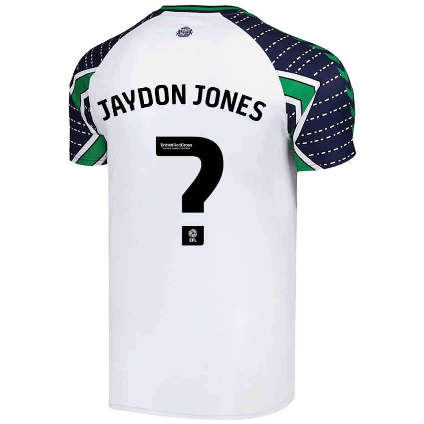 Dětské Jaydon Jones #0 Bílý Daleko Hráčské Dresy 2024/25 Dres