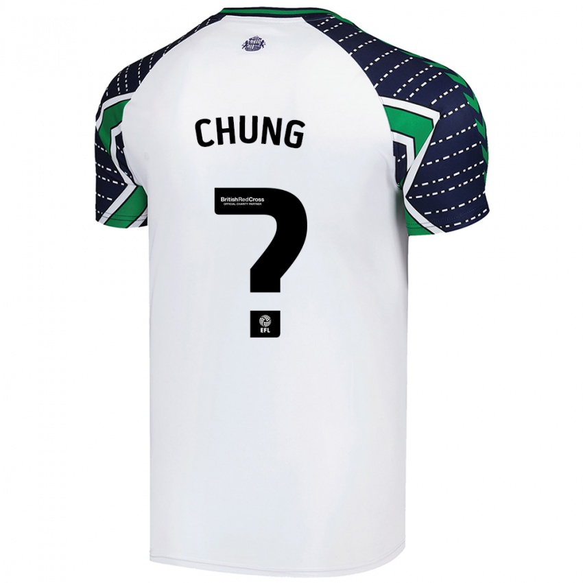 Dětské Aaron Chung #0 Bílý Daleko Hráčské Dresy 2024/25 Dres