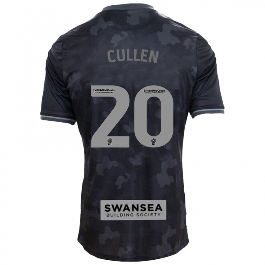 Dětské Liam Cullen #20 Černý Daleko Hráčské Dresy 2024/25 Dres