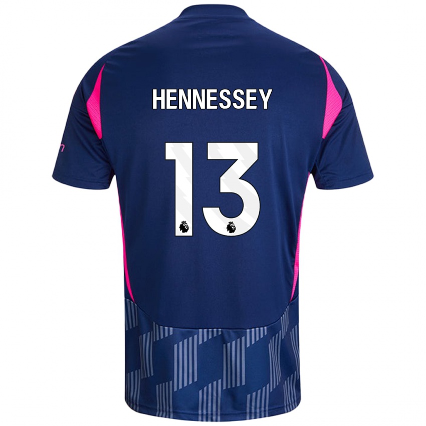 Dětské Wayne Hennessey #13 Královsky Modrá Růžová Daleko Hráčské Dresy 2024/25 Dres