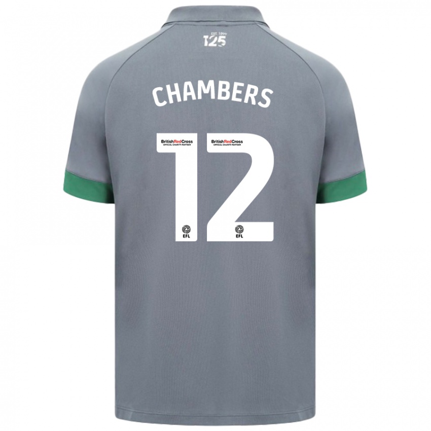 Dětské Calum Chambers #12 Tmavě Šedá Daleko Hráčské Dresy 2024/25 Dres