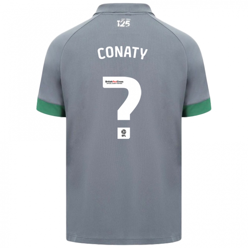 Dětské Keano Conaty #0 Tmavě Šedá Daleko Hráčské Dresy 2024/25 Dres