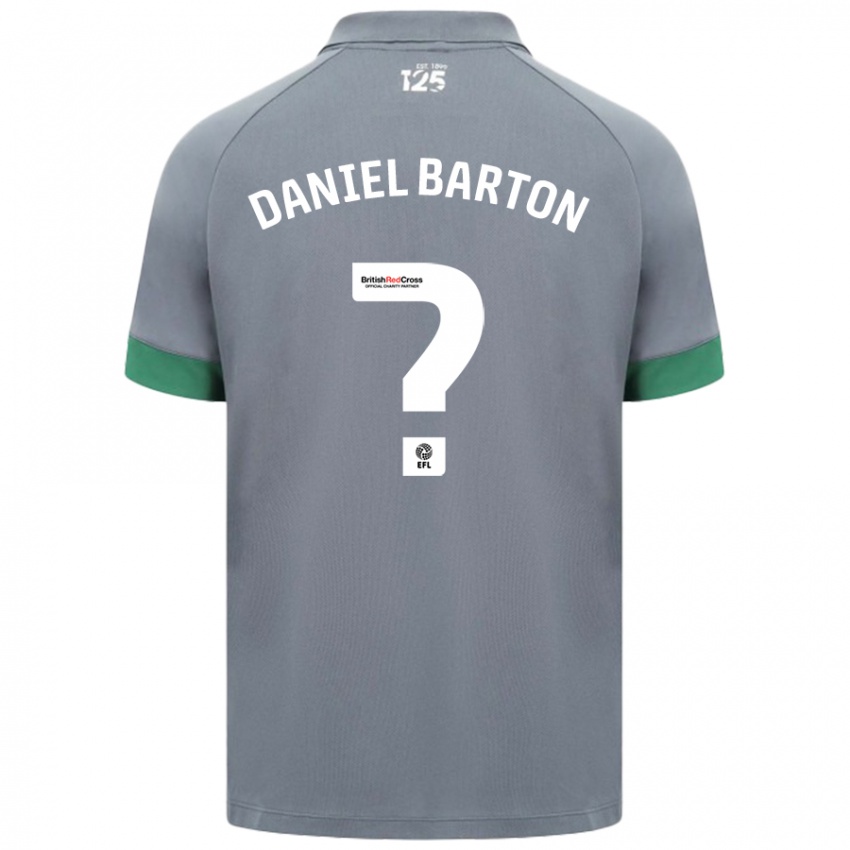 Dětské Daniel Barton #0 Tmavě Šedá Daleko Hráčské Dresy 2024/25 Dres