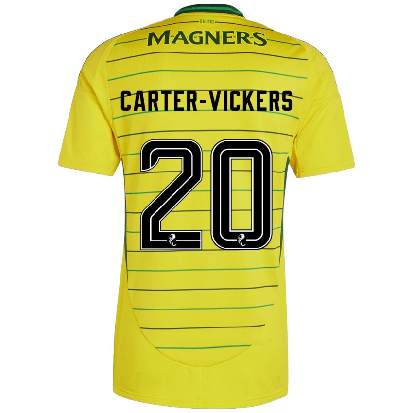 Dětské Cameron Carter-Vickers #20 Žluť Daleko Hráčské Dresy 2024/25 Dres