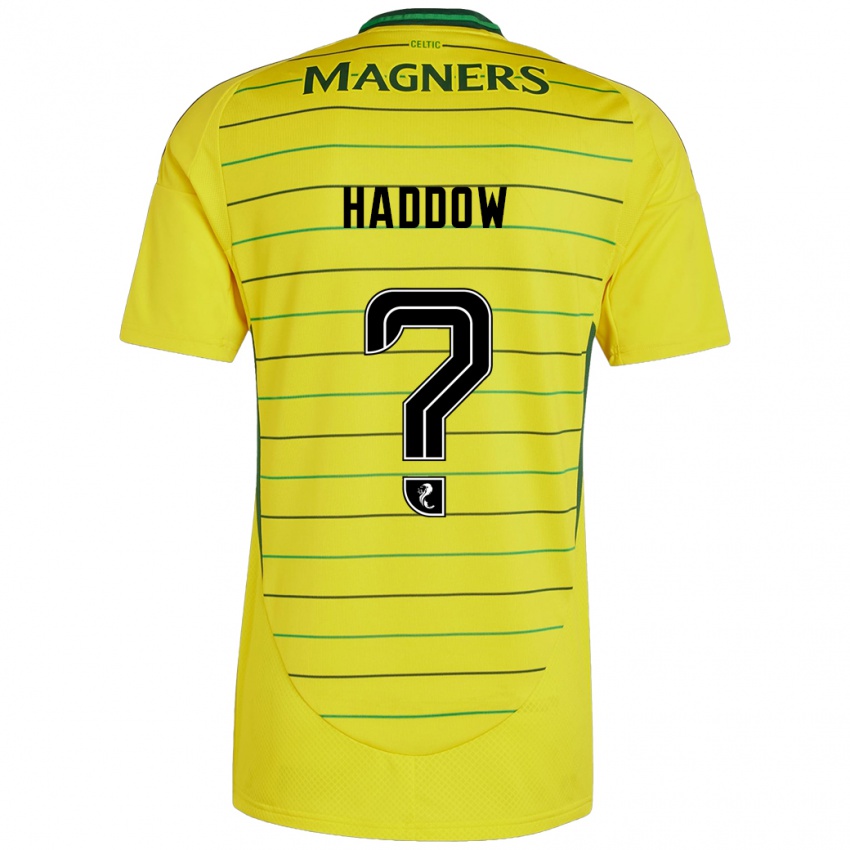 Dětské Aiden Haddow #0 Žluť Daleko Hráčské Dresy 2024/25 Dres