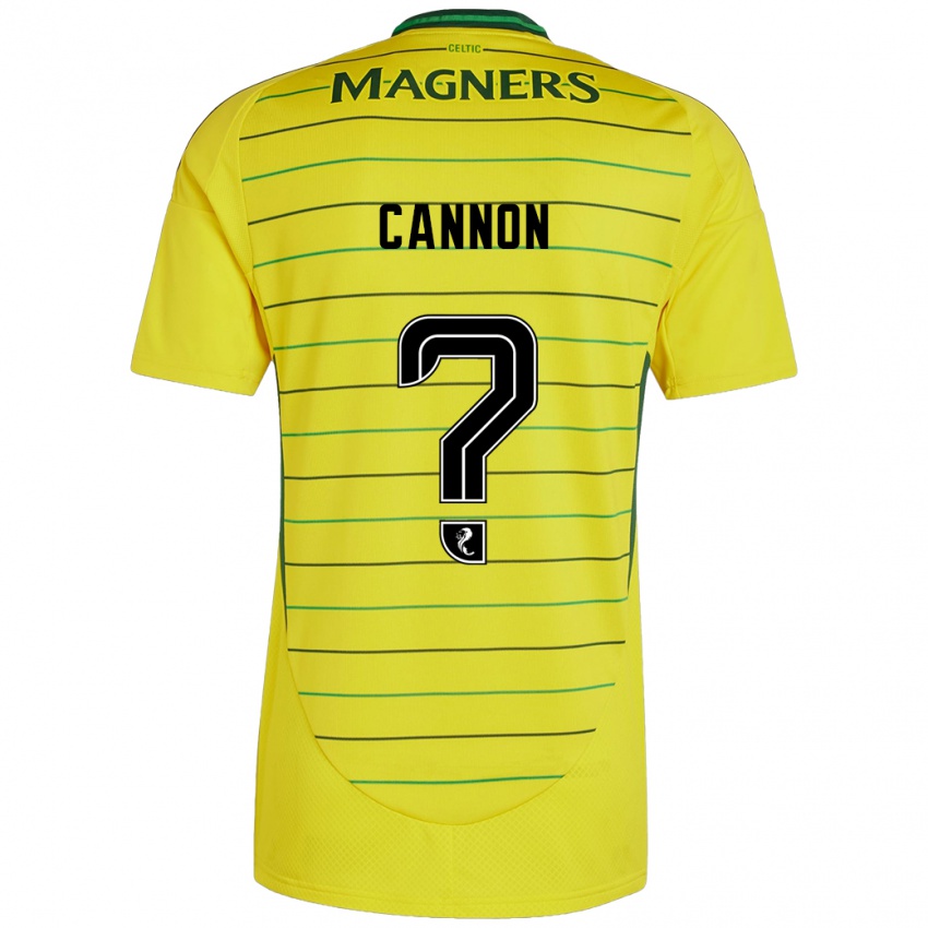 Dětské Aidan Cannon #0 Žluť Daleko Hráčské Dresy 2024/25 Dres