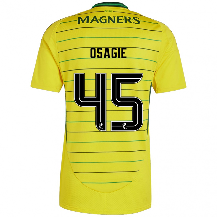 Dětské Justin Osagie #45 Žluť Daleko Hráčské Dresy 2024/25 Dres