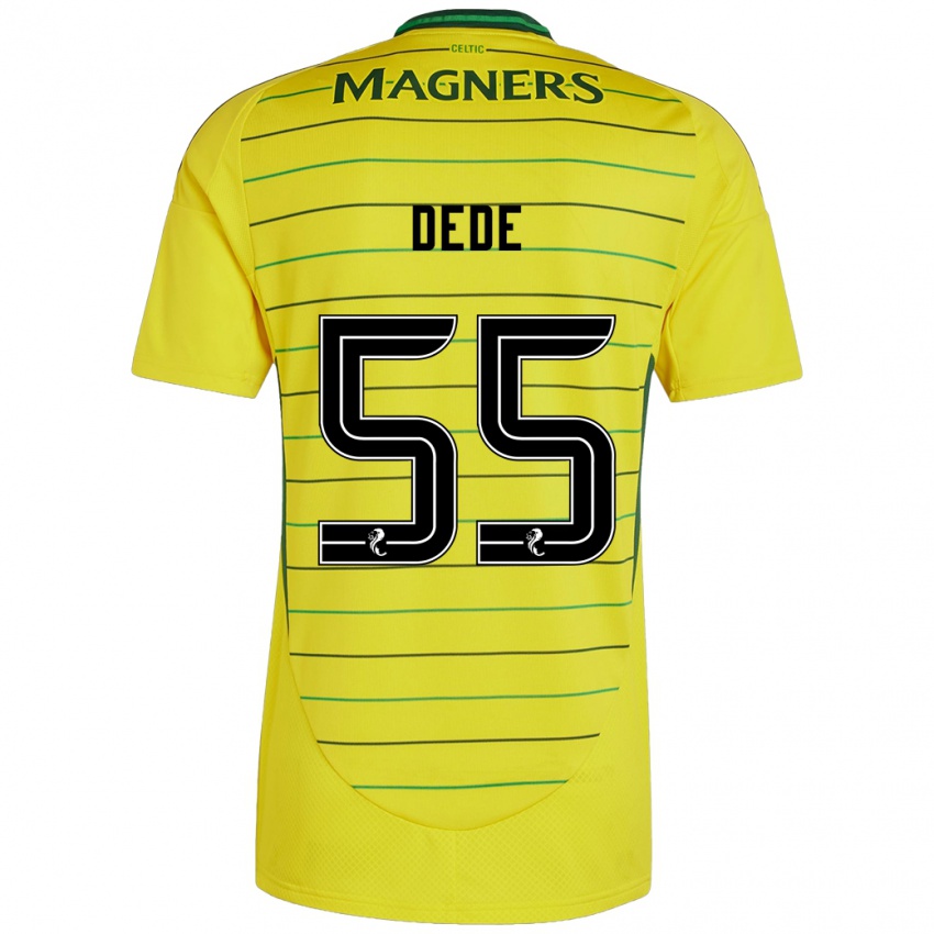 Dětské Josh Dede #55 Žluť Daleko Hráčské Dresy 2024/25 Dres