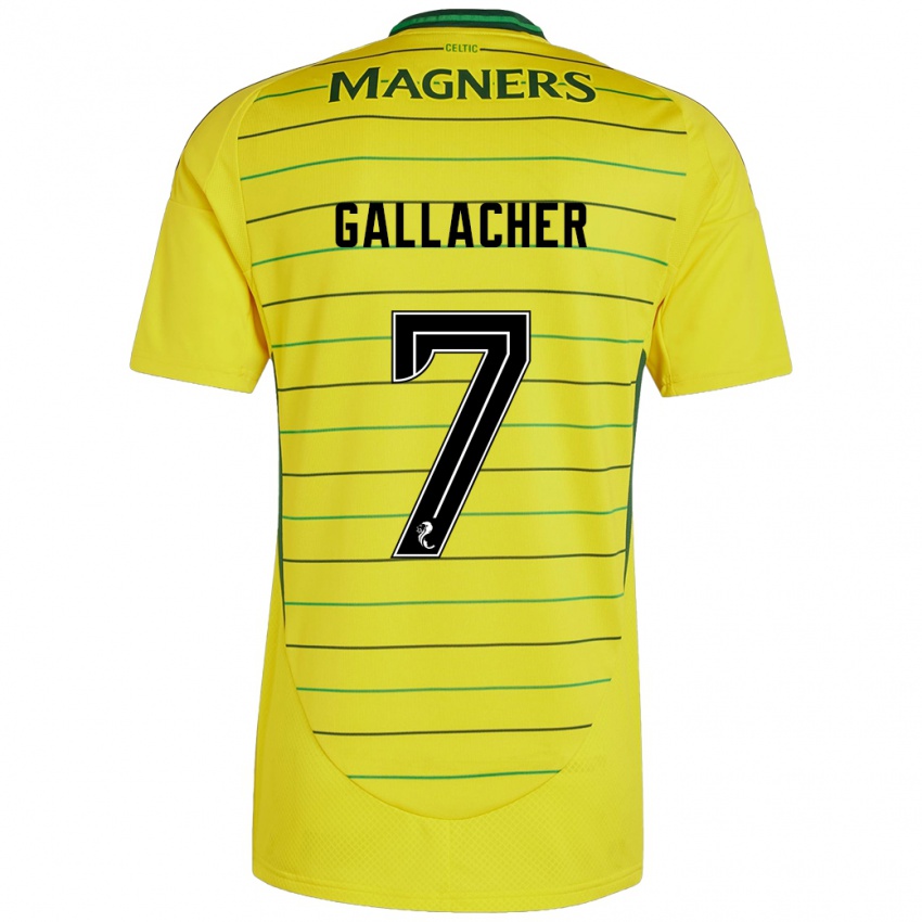 Dětské Amy Gallacher #7 Žluť Daleko Hráčské Dresy 2024/25 Dres