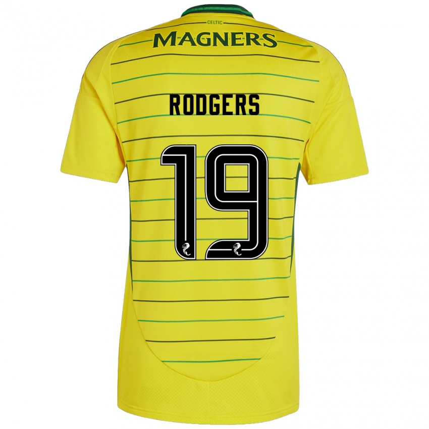 Dětské Lisa Rodgers #19 Žluť Daleko Hráčské Dresy 2024/25 Dres