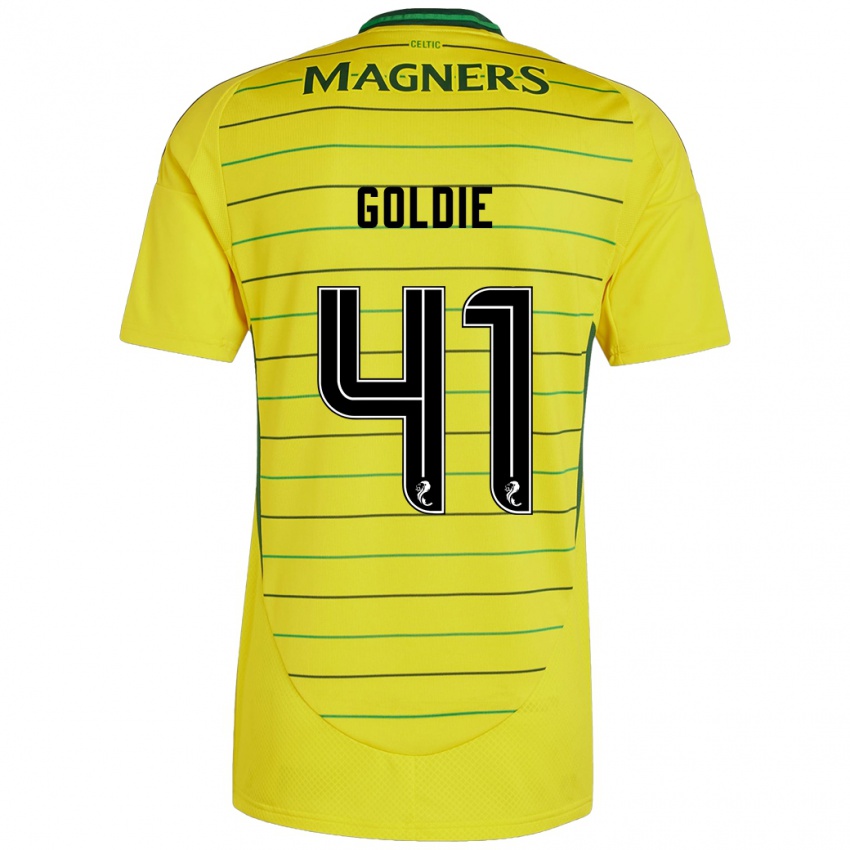 Dětské Clare Goldie #41 Žluť Daleko Hráčské Dresy 2024/25 Dres