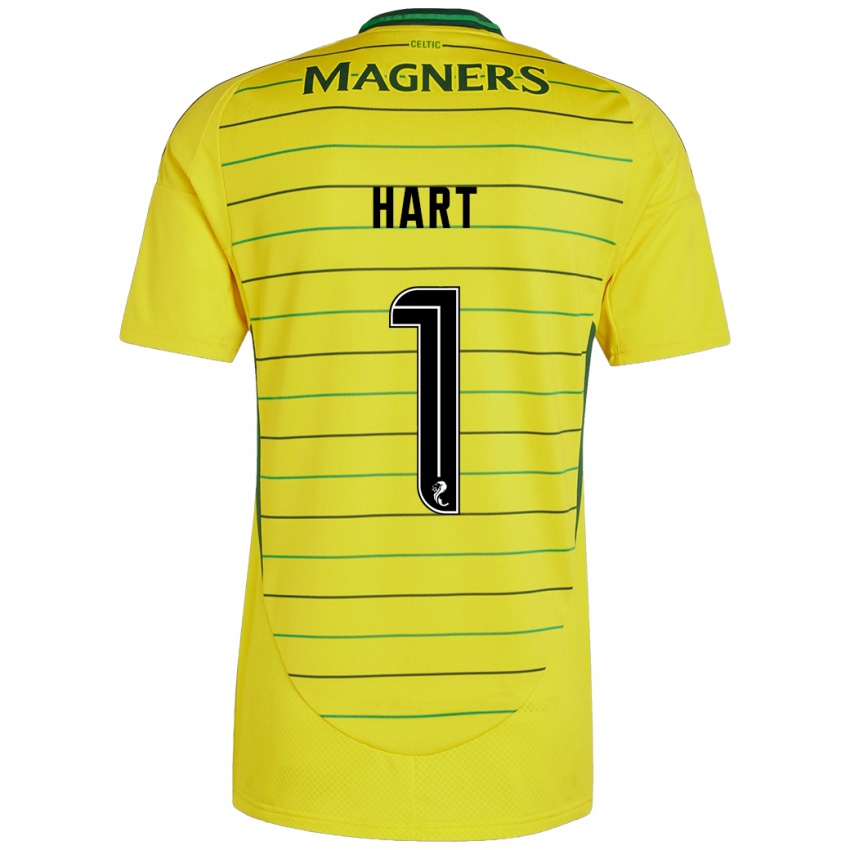 Dětské Joe Hart #1 Žluť Daleko Hráčské Dresy 2024/25 Dres