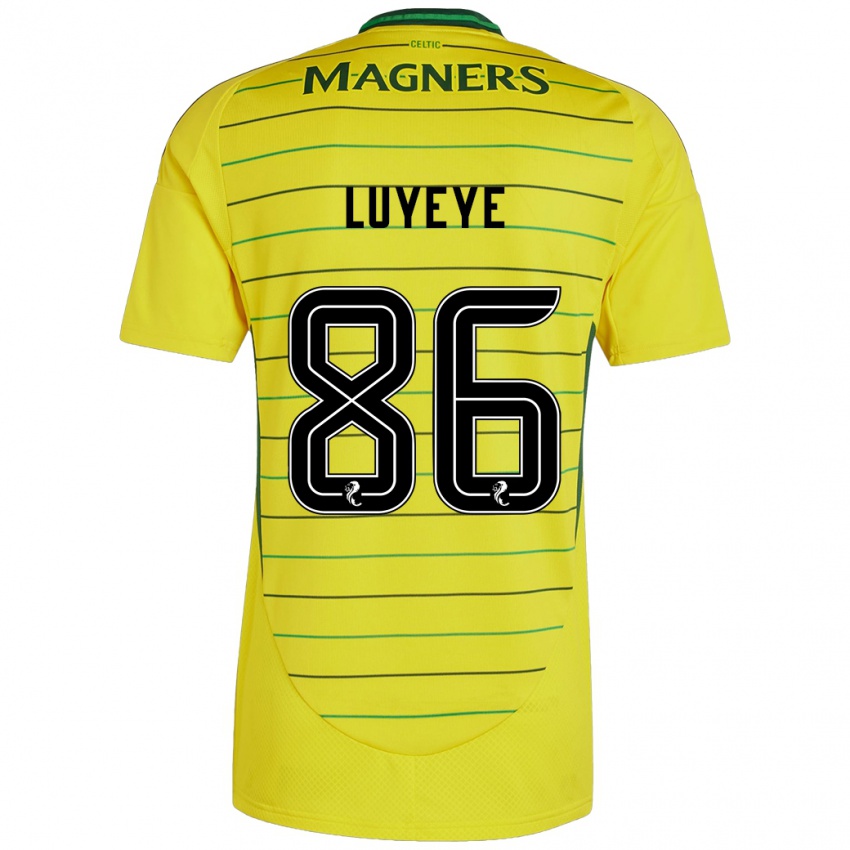 Dětské Benny-Jackson Luyeye #86 Žluť Daleko Hráčské Dresy 2024/25 Dres