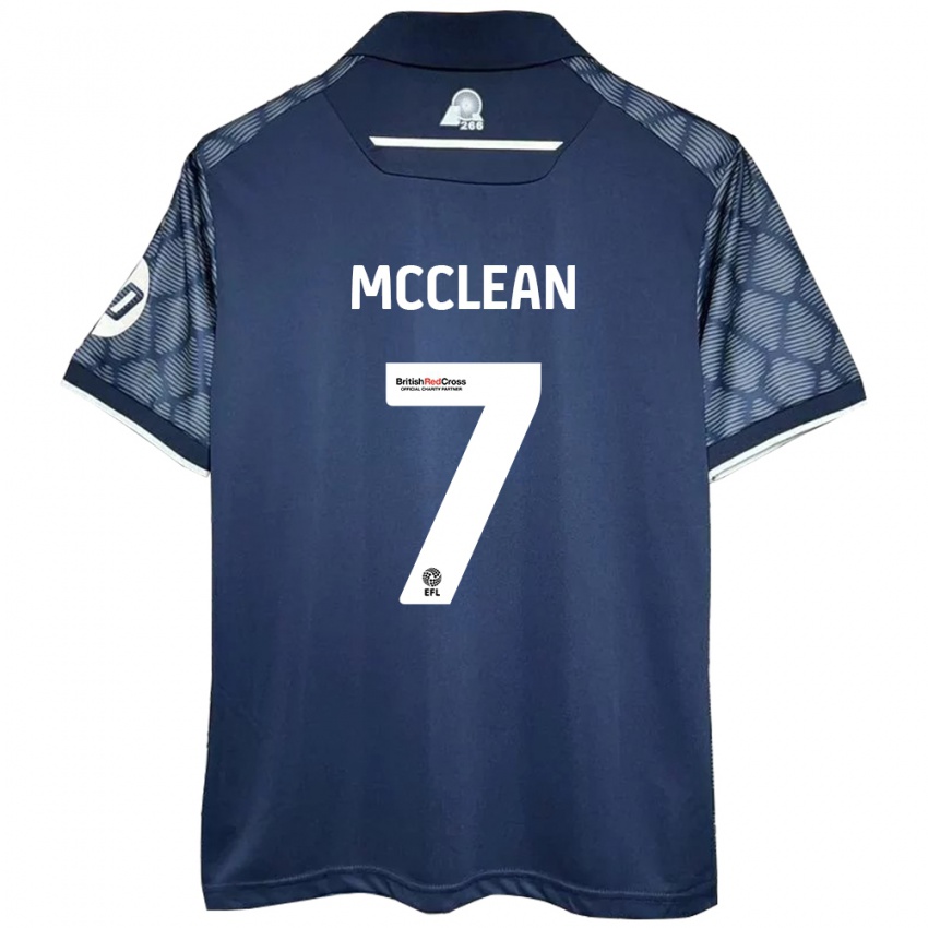 Dětské James Mcclean #7 Černý Daleko Hráčské Dresy 2024/25 Dres